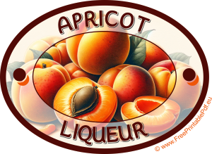 Download Apricot Liqueur Labels