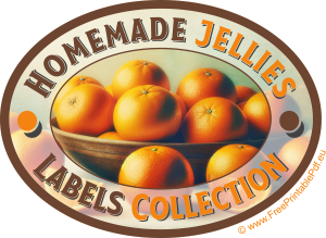 Homemade Jellies Labels Collection