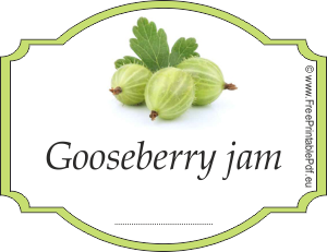 Homemade Gooseberry Jam for Jars
