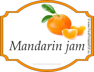 Homemade Mandarin Jam for Jars