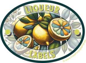 Free Lemon Liqueur Labels PDF