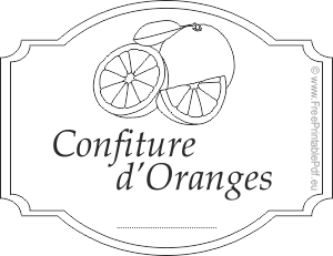 orange coloriage