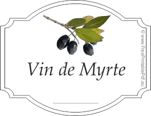 Étiquettes vin de myrtes 2