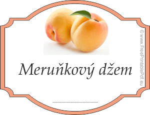 Meruňkový džem
