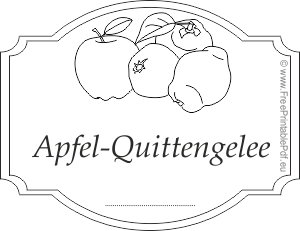 Apfel-Quittengelee