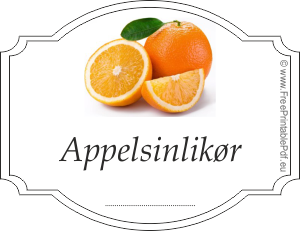 Hjemmelavet appelsin likør