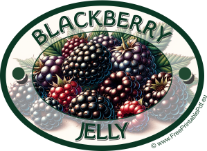 Download Blackberry Jelly Labels