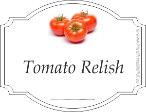 Tomato Relish homemade
