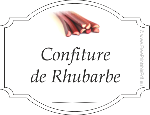 rhubarb confiture